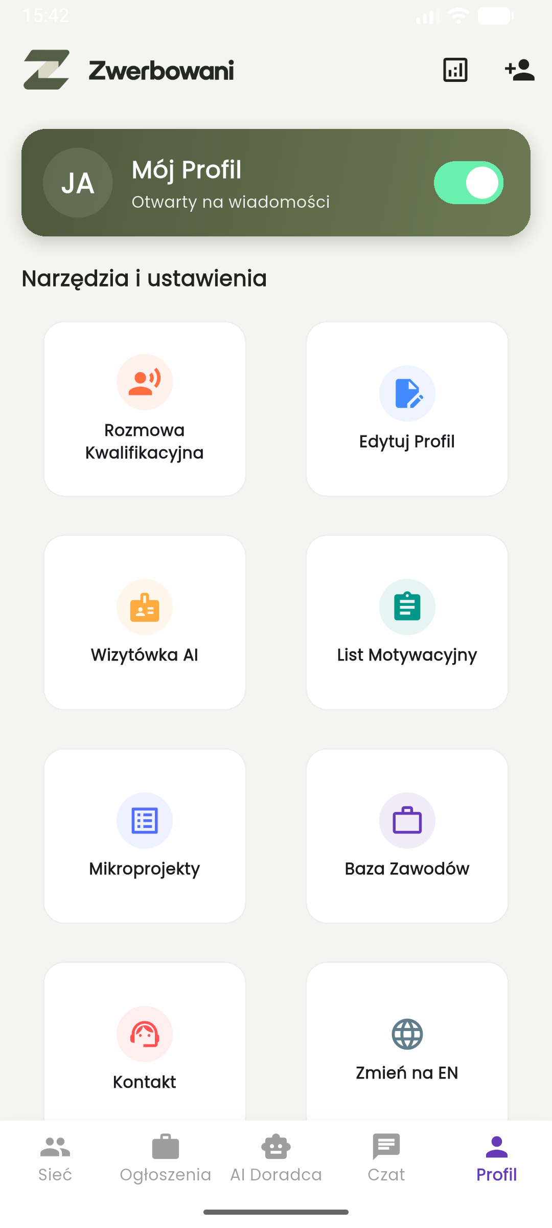 Aplikacja Zwerbowani